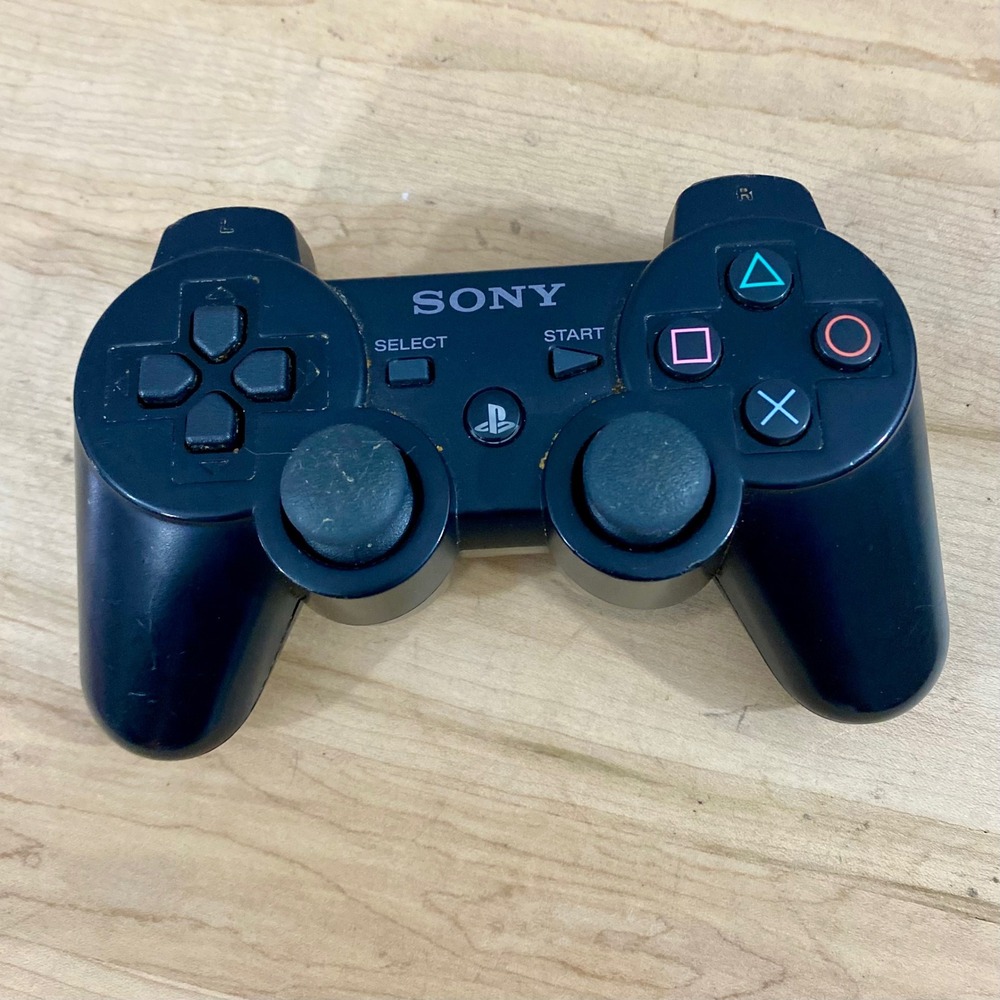 Official Sony PS3 DualShock 3 Wireless Controller Black CECHZC2U Authentic OEM